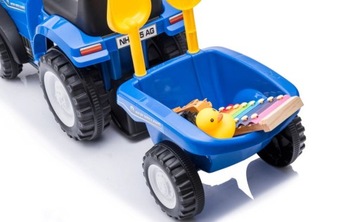 Jeździk SUN BABY Traktor z przyczepą New Holland