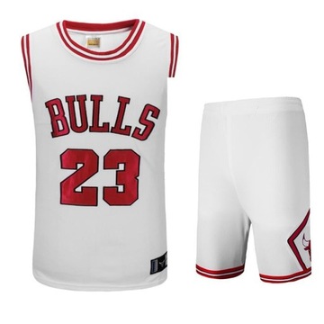 Red Bulls No. 23 Koszulka do koszykówki z okrągłym dekoltem Haft