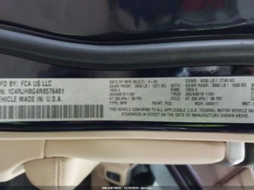 Jeep Grand Cherokee V 2024 Jeep Grand Cherokee 2024 r., 3,6L LIMITED 4X4 3.6 Benzyna 293KM, zdjęcie 11