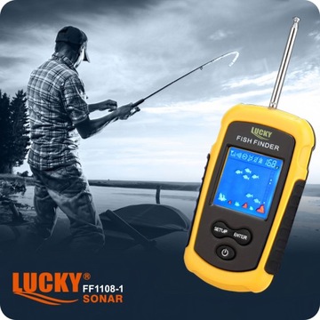 Lucky RF Sonar Рыболовный эхолот Беспроводной детектор Рыболокатор