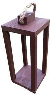 Drewniana latarnia/lampion lite drewno