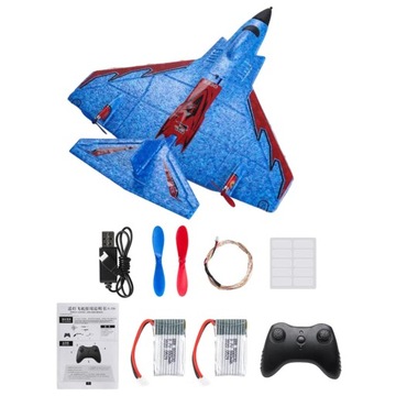 Светодиодная модель самолета на дистанционном управлении.