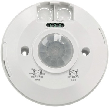 Инфракрасный датчик движения PIR, датчик угла обнаружения 360°, белый