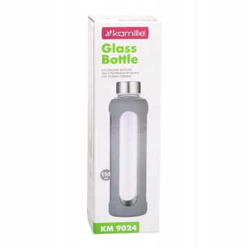 СТЕКЛЯННАЯ БУТЫЛКА ДЛЯ ПУТЕШЕСТВИЯ БУТЫЛКА ДЛЯ ВОДЫ НАПИТКИ ПРОТЕЧНАЯ КАМИЛЛА