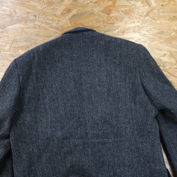 HARRIS TWEED Серый винтажный шерстяной пиджак 25 / 50