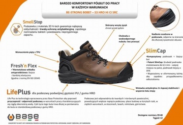 РАБОЧАЯ ОБУВЬ BASE BE-STRONG S3 HRO, размер 46