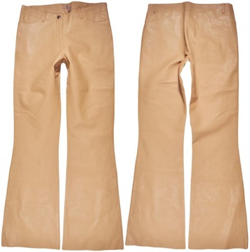 VERO MODA spodnie BOOTCUT beige SAVAGE _ M
