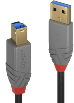 Kabel USB 3.0 A-B SuperSpeed do Dysku Lindy 3m