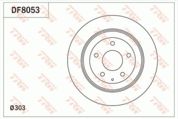 ЗАДНИЕ ДИСКИ+колодки TRW MAZDA CX-5 KE 303MM