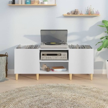 БЕЛЫЙ ШКАФ ДЛЯ ВИНИЛОВЫХ ПЛАСТИК 121X38X48CM