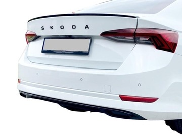 Atrapa końcówki wydechu, Skoda Octavia IV, Black