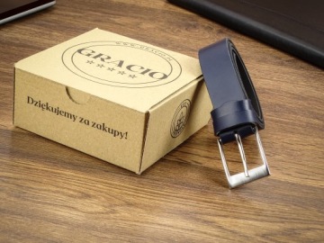 МУЖСКОЙ КОЖАНЫЙ РЕМЕНЬ Темно-синий для БРЮКИ ШОРТЫ УЗКИЙ КОЖАНЫЙ РЕМЕНЬ GRACIO