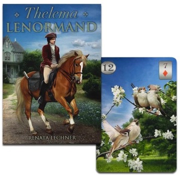 ИГРОВЫЕ КАРТЫ ТАРО НАБОР ГАДАТЕЛЬНЫХ КАРТ ТЕЛЕМА ЛЕНОРМАНД ОРАКУЛ 36 КАРТ