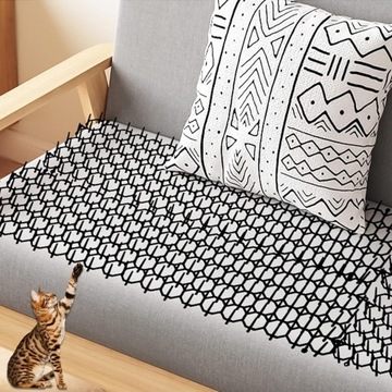 Коврик отпугивающий кошек, Коврик с пластиковыми шипами НЕ причиняет вреда 12x