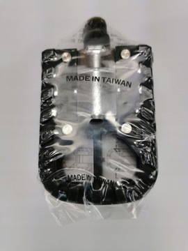 СКЛАДНЫЕ МЕТАЛЛИЧЕСКИЕ ВЕЛОСИПЕДНЫЕ ПЕДАЛИ, ЧЕРНЫЕ, 4 ​​светоотражающих элемента