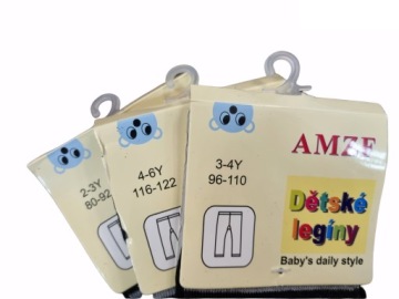 ДЕТСКИЕ ЛЕГИНГИ 96-110 ХЛОПКОВЫЕ КОЛГОТКИ