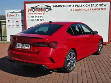 Skoda Octavia IV RS Liftback 2.0 TSI 245KM 2023 Skoda Octavia RS Challenge +Pakiety 2.0 TSI 245KM DSG Salon Polska FV 23%, zdjęcie 5
