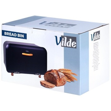 ХЛЕБ Контейнер для хлеба, булочек, металл, черный, кухня ВЫХОД