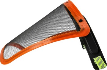 Маска для кустореза, газонокосилки, козырек, сетчатая защитная маска.