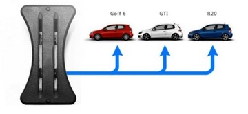 DRŽÁK NA HRNEK I DROBNÉ DO VW GOLF MK6 GTI R ČERNÁ