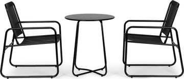 КОМПЛЕКТ САДОВОЙ МЕБЕЛИ ЖУРНАЛЬНЫЙ СТОЛИК + 2 СТУЛА ДЛЯ ТЕРРАСЫ, БАЛКОН ДЛЯ САДА