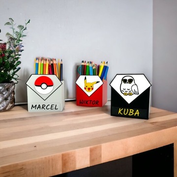 КАЯВИС Настольный органайзер, держатель для мелков НАЗВАНИЕ детский сад ЭКО УЗОРЫ