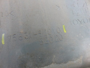 LIŠTA CLONA (KRYT) KRYT TOYOTA YARIS VERSO