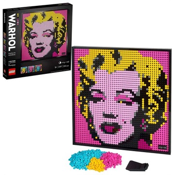 Lego Art Andy Warhol's Marilyn Monroe 31197