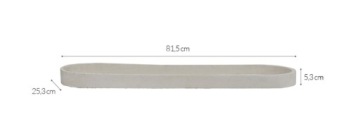 АРХИТЕКТУРНЫЙ БЕТОННЫЙ ДЕКОРАТИВНЫЙ ПОДНОС 81x25