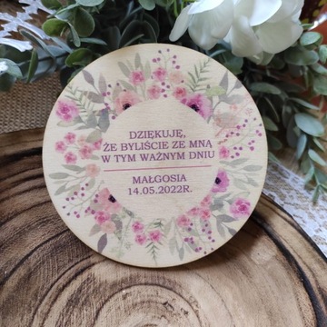 Магнит благодарности, подарок для гостей, УФ печать, Первое причастие, набор 10 шт.