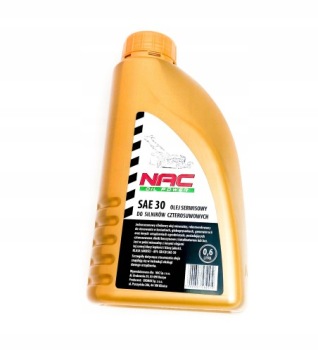 Масло моторное NAC 10W30 0.6л для газонокосилок BRIGGS LONCIN RYOBI LIDER