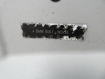 BMW 5 E60 E61 KAPOTA KRYT MOTORU TITANSILBER