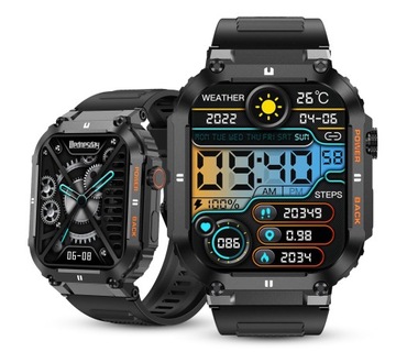 SMARTWATCH MĘSKI ZEGAREK GRAVITY +GRAWER ROZMOWY POLSKIE MENU 400mAh SPORT