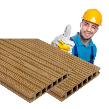 Deska tarasowa kompozyt DESEŃ SZLIF 2,4 m Winfloor