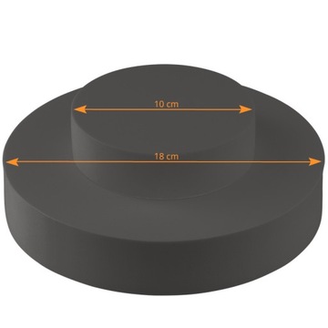 FreePower Roller Cube 18см ЧЕРНЫЙ куб для реквизита ЧЕРНЫЙ