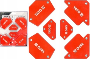 НАБОР YATO УГОЛКОВ ДЛЯ МАГНИТНОЙ СВАРКИ 6 ШТ. YT-08679
