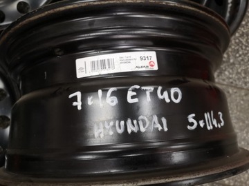 16'' NR03 RÁFKY OCELOVÉ HYUNDAI I40 + ČIDLA