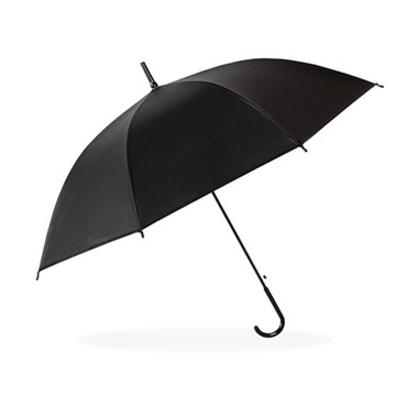 PARASOL CZARNA PARASOLKA DESZCZ NA ŚLUB DUŻA Fotobudka 120 CM