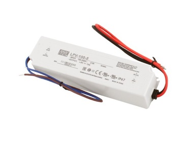 Zasilacz LED MEAN WELL LPV-100-5 60W 5V IP67