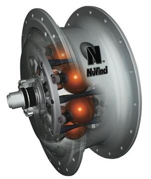 Hub Enviolo Nuvinci / N380 32 спиц / черный / медленный