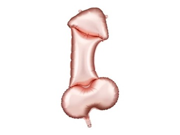 Balon foliowy Penis 55,5x112 cm różowo złoty Wieczór Panieński Party Deco