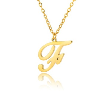 Initial Necklaces For Women Stainless Steel Hip