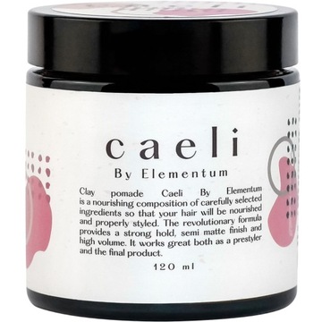 Pomada Glinka do Włosów MOCNA Matowa By Elementum Caeli 120ml