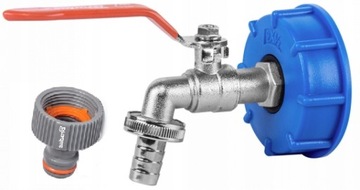 Kran do mauzera zawór czerpalny do zbiornika 1000