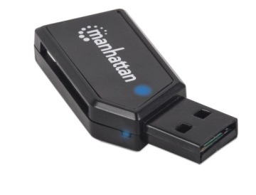 Manhattan Czytnik Kart Pamięci 24w1 SD/MicroSD/MMC USB 2.0
