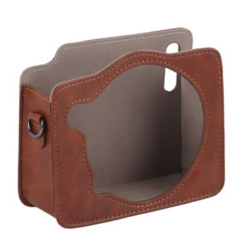 Чехол из искусственной кожи для FujiFilm Instax SQ6, коричневый
