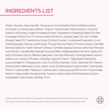 Сыворотка, корректирующая темные пятна Anua / 10% ниацинамид, 4% транексамовая кислота