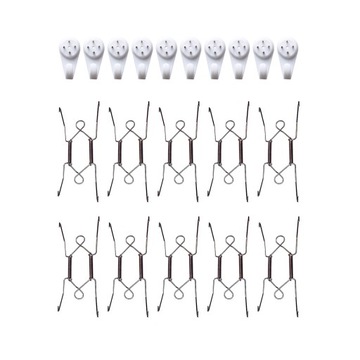 20 шт. настенные стойки с 10 настенными крючками