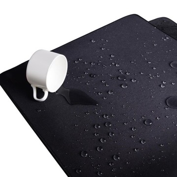 КОВРИК ДЛЯ ОФИСНОЙ ИГРОВОЙ МЫШИ, ЧЕРНЫЙ