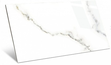 PŁYTKI BIAŁE CZARNA ŻYŁKA BŁYSZCZĄCE PODŁOGOWE SCIENNE CARRARA 60×120 GAT.I